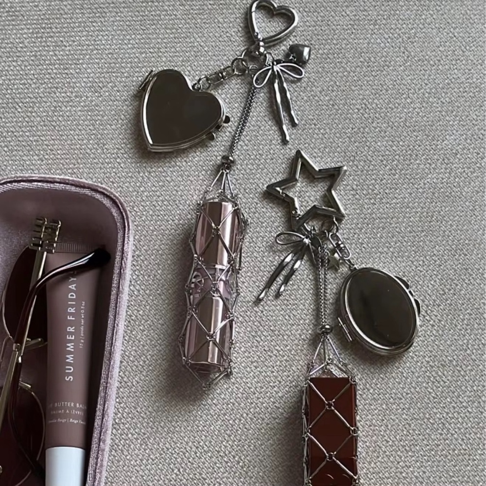 Silver Keychain Set